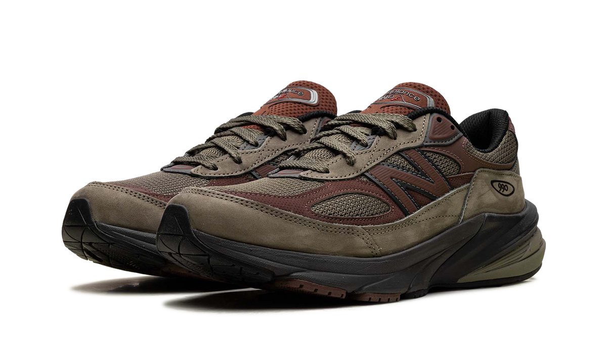 New Balance 990v6 Made in USA "Dark Camo/Rich Oak" Sneakers