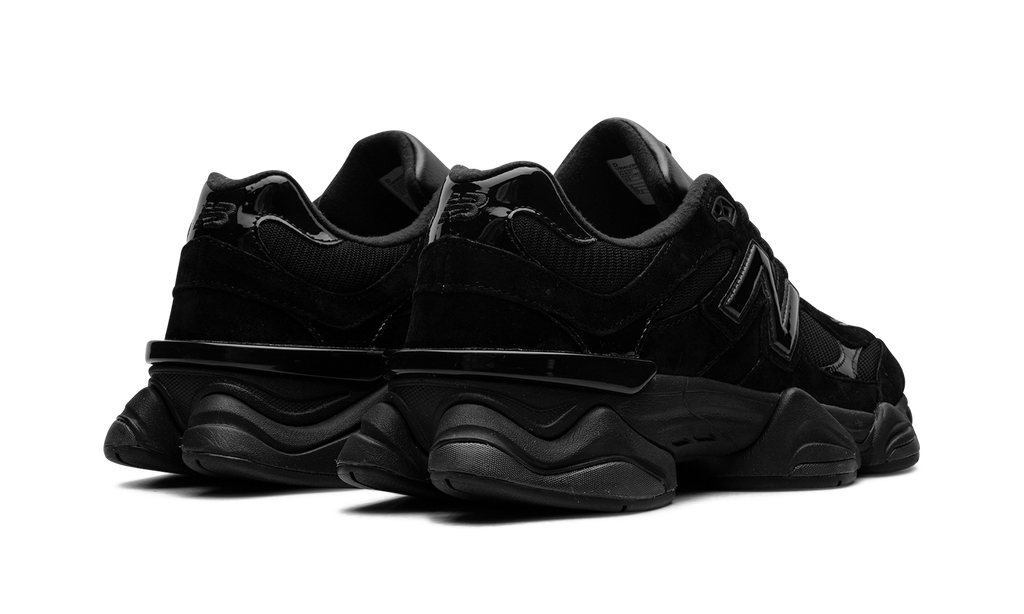 New Balance 9060 "Triple Black Patent" Sneakers