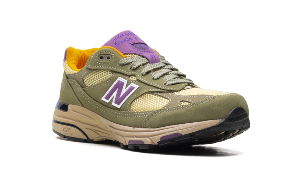 New Balance 993 Made in USA "Olive Leaf/Maize" Sneakers