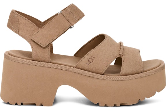 UGG New Heights Ankle Strap Sandal Mustard Seed (Women's)