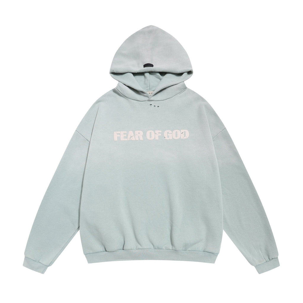 Fear of God Heaven Is Crying for Justice Graphic Hoodie — hero