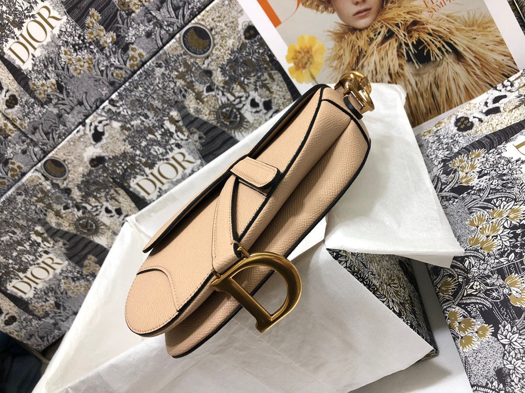 Dior Saddle Small Nude Color Saddle Bag