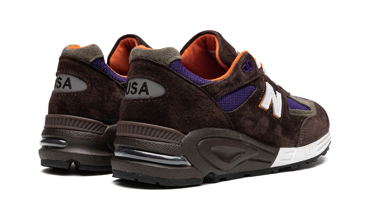 New Balance 990v2 "Brown/Orange/Purple" Sneakers