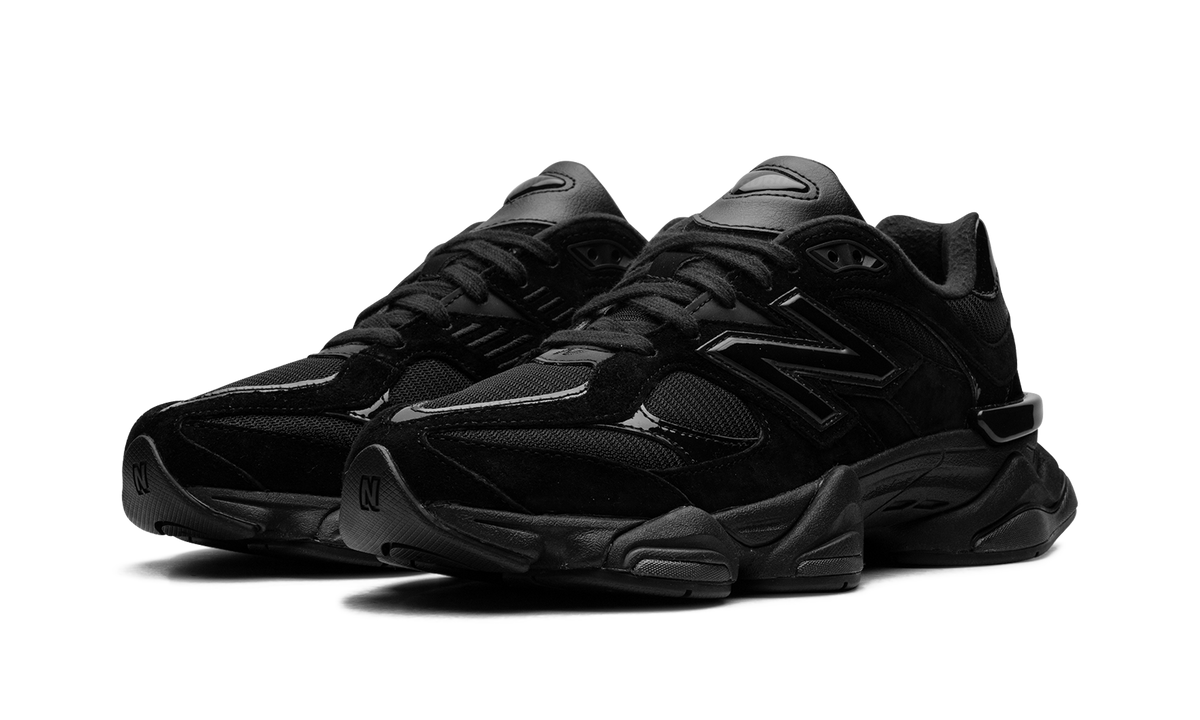 New Balance 9060 "Triple Black Patent" Sneakers