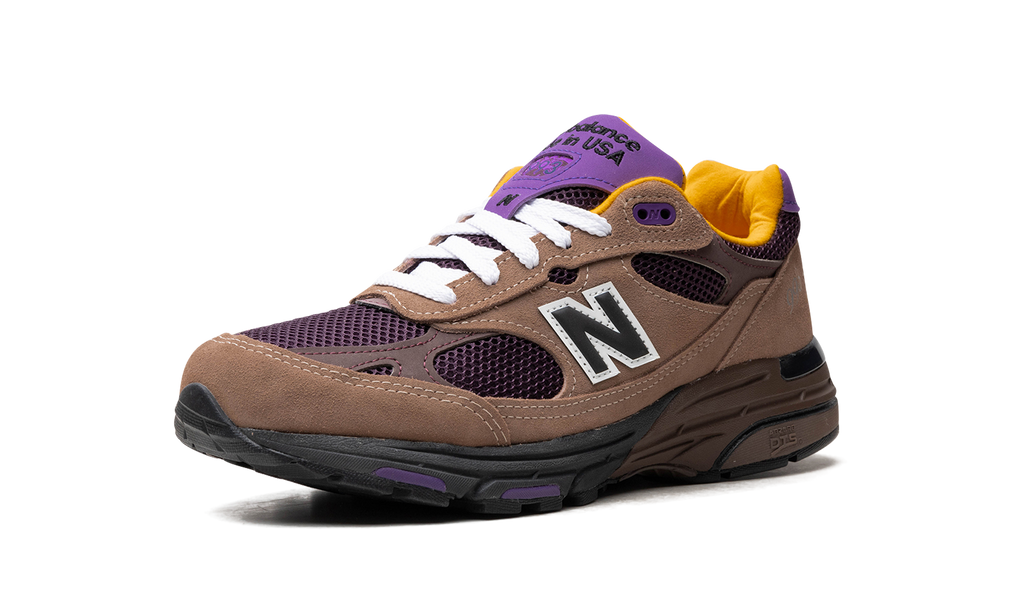New Balance 993 Made in USA "Mushroom/Midnight Violet" Sneakers